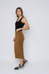 Erin-Luxe Fleece Midi Skirt